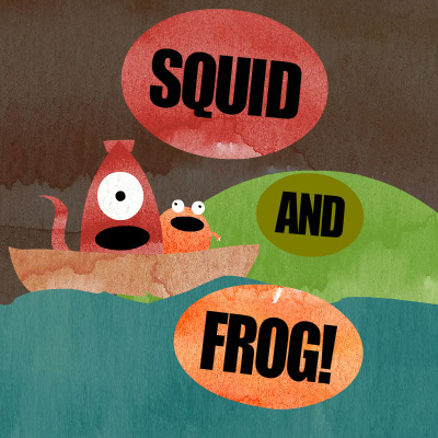 Squid and Frog Series created by Amy Winfrey